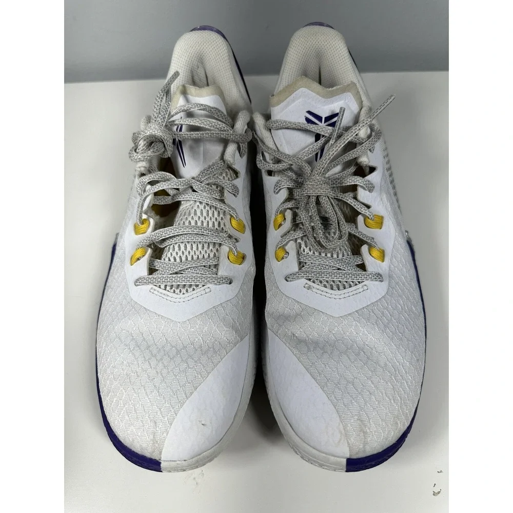 2020 Nike Kobe Bryant Mamba Fury Lakers White Purple‎ Home Sz 8 (CK2087-101)